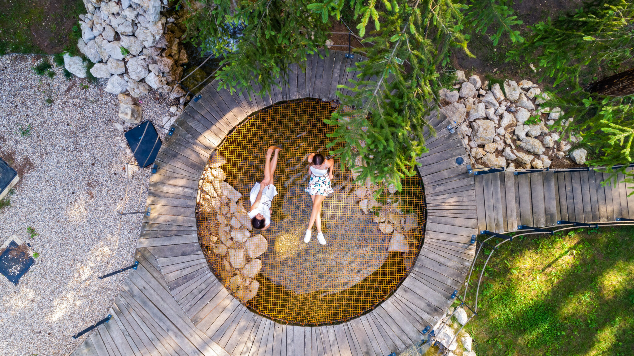 Two women relaxing at Plitvice Holiday Resort